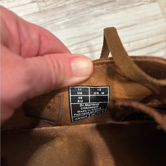 Dr. Martens CORONADO MEN'S CRAZY HORSE LEATHER size 12 - Picture 10 of 10